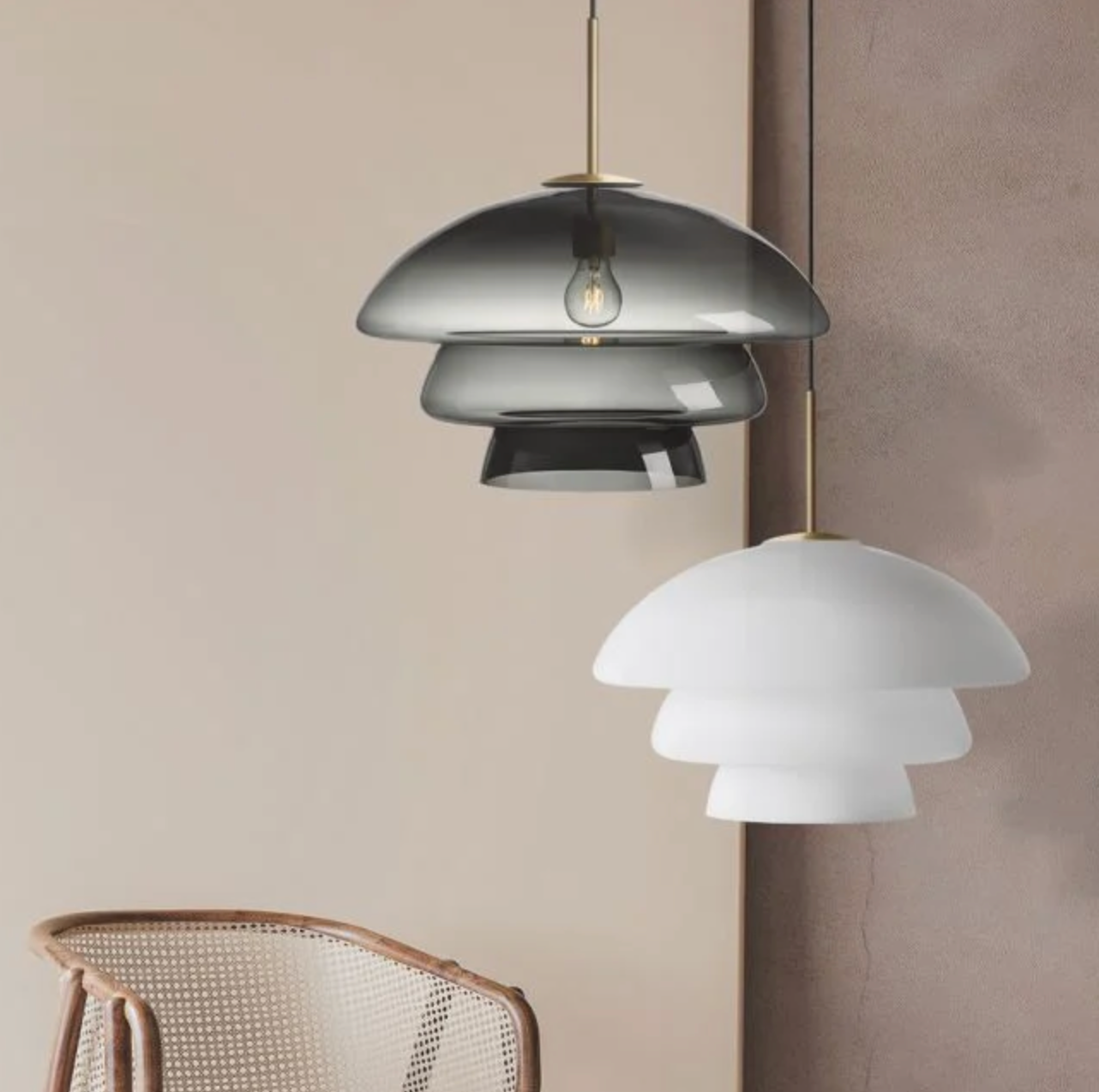 Taklampe 4006 Large hvit