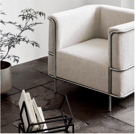 Modernist Sofa /Kristina Dam  stol beige boucle