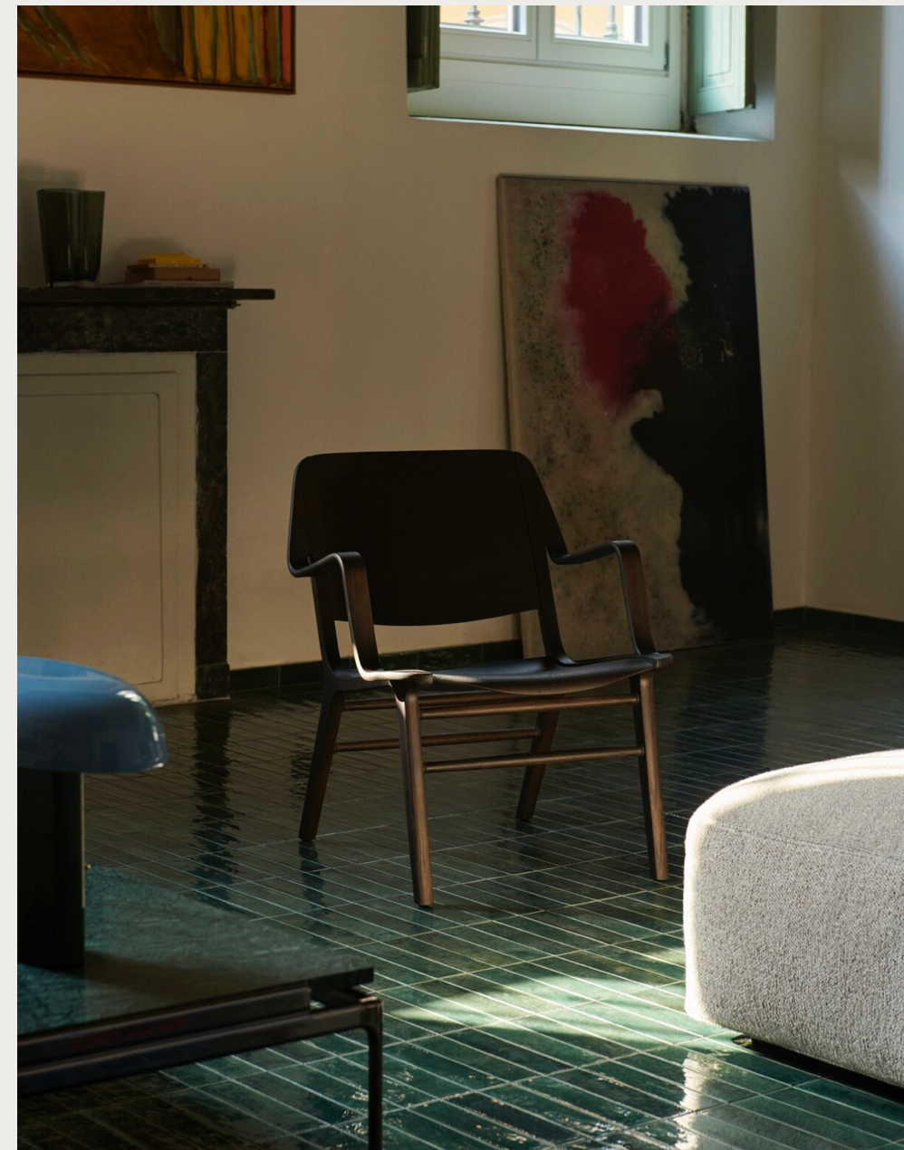 AX chair HM11 Dark stained oak