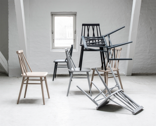 Non stol hvitoljet eik