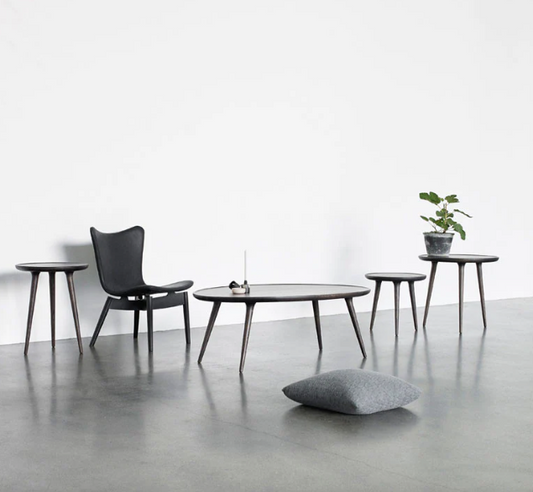 Accent sidebord XL (70x42) - sirkagrå eik