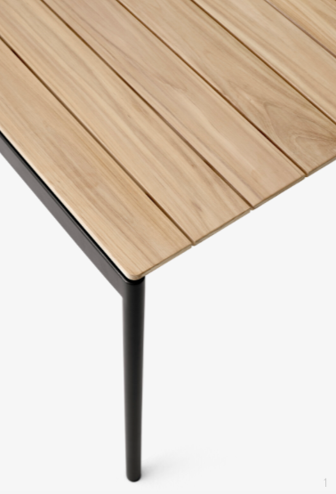 Ville AV25 utebord warm black/teak