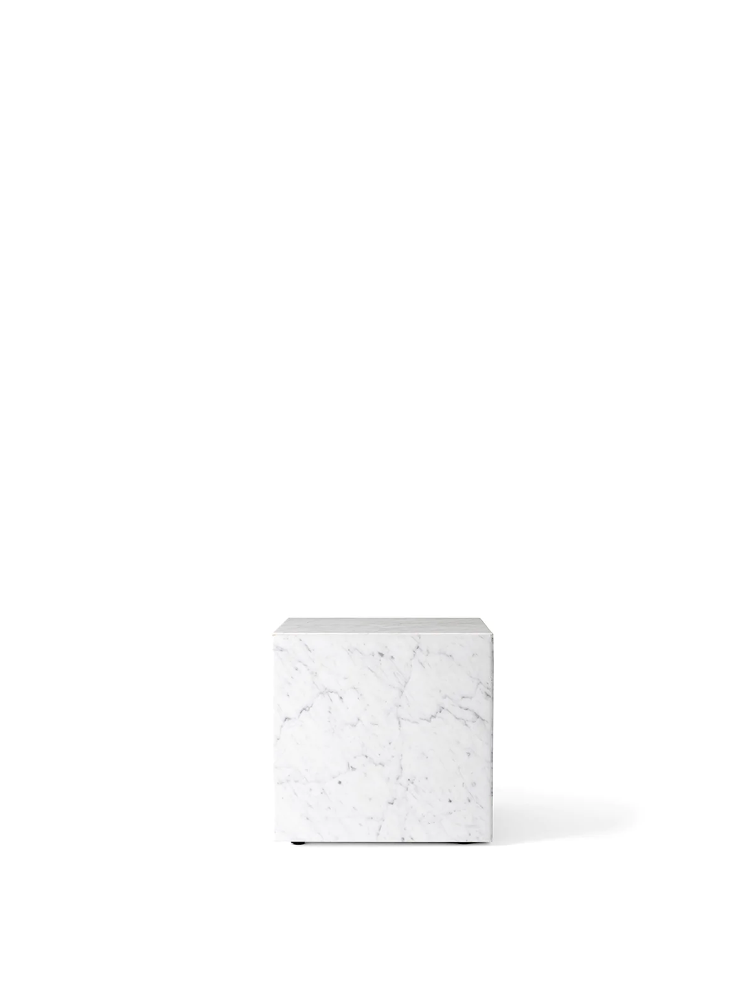 Plinth Cubic table - Carrara Marmor
