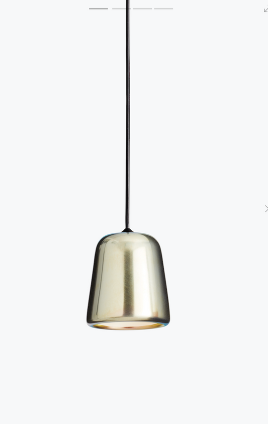 Material Pendel Yellow Steel w. Black Fitting