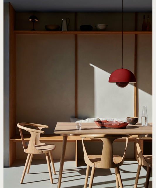 Flowerpot vp7 vermilion red