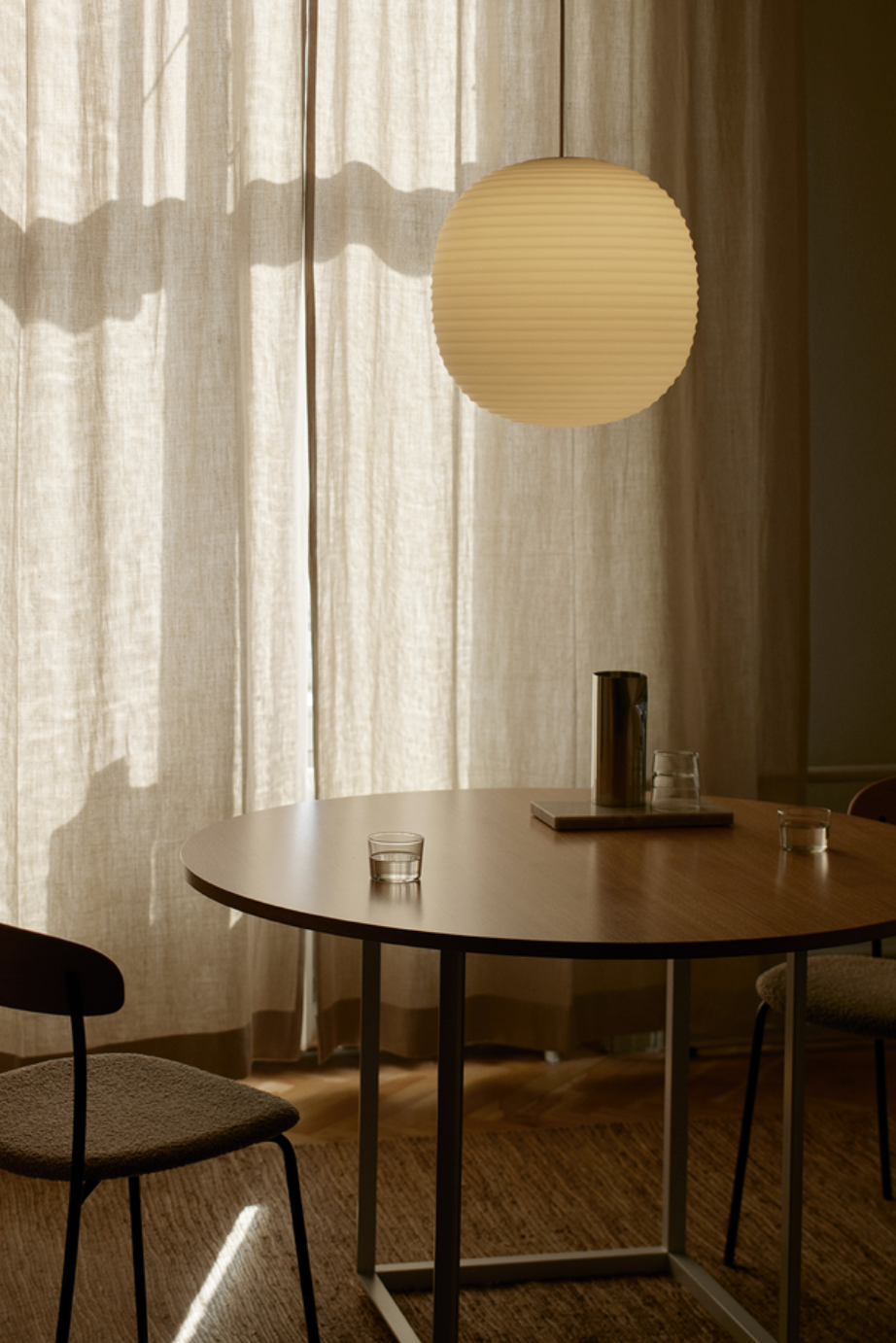 lantern pendant large frosted white