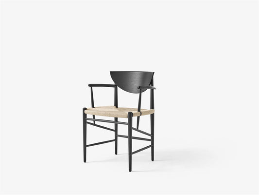 Drawn HM4 by Hvidt & Mølgaard - Black lacquered oak