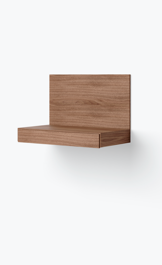 Tana Wall Mounted Desk, walnut