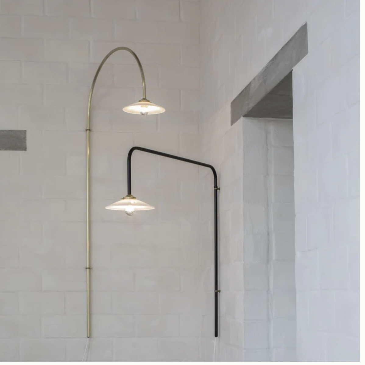 Hanging lamp No 02 /vegglampe messing