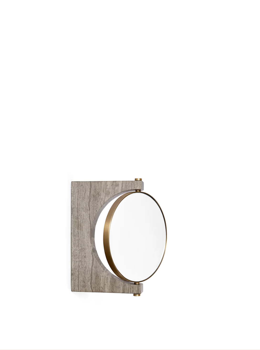 Pepe Wood Grain Marble Mirror, Vegg