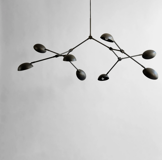 Drop chandelier bronze