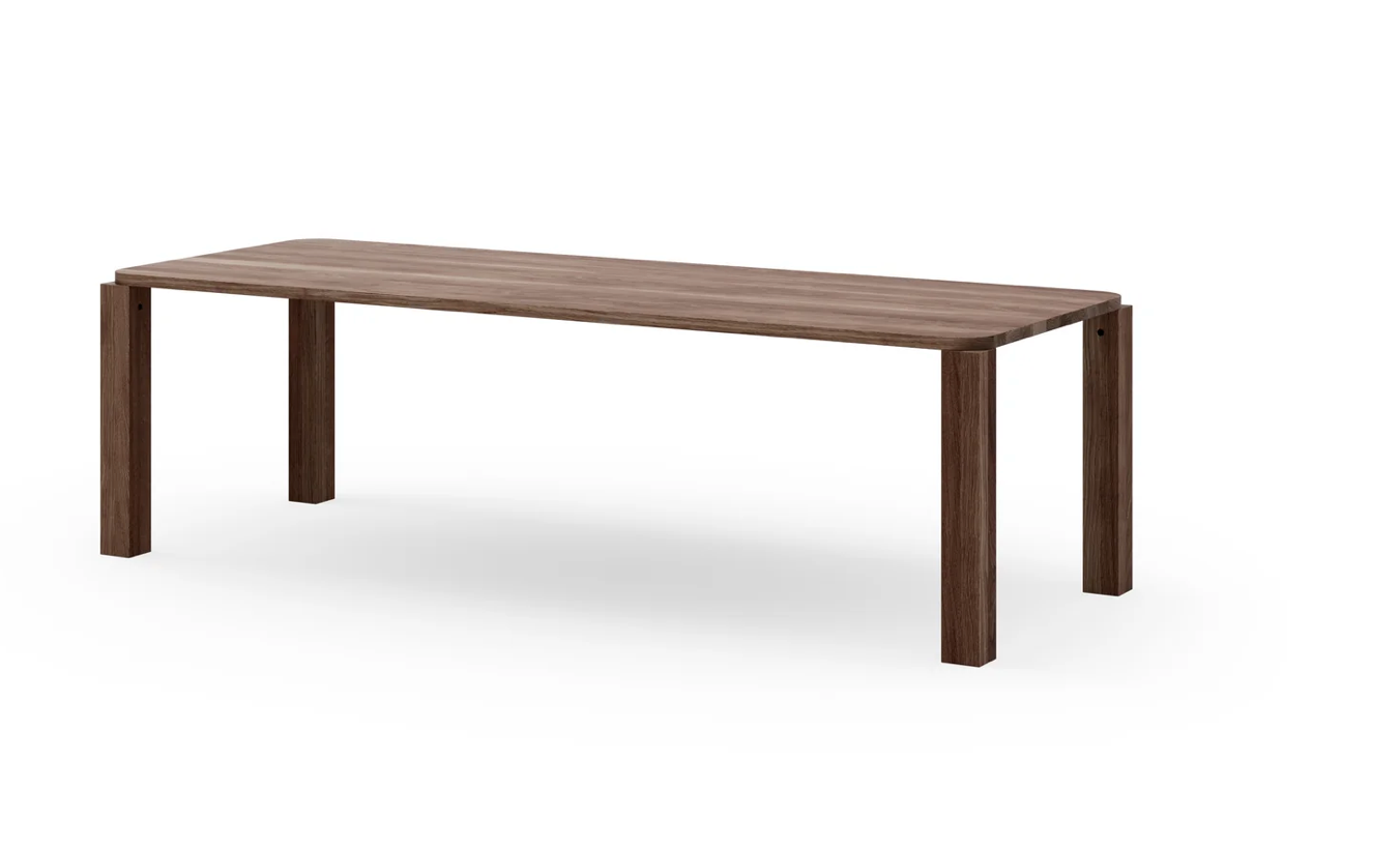 Atlas Dining Table - Mørkoljet eik (250 x 95 cm)