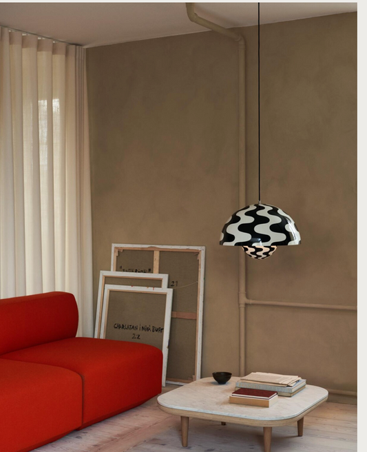 Flowerpot vp2 black & white