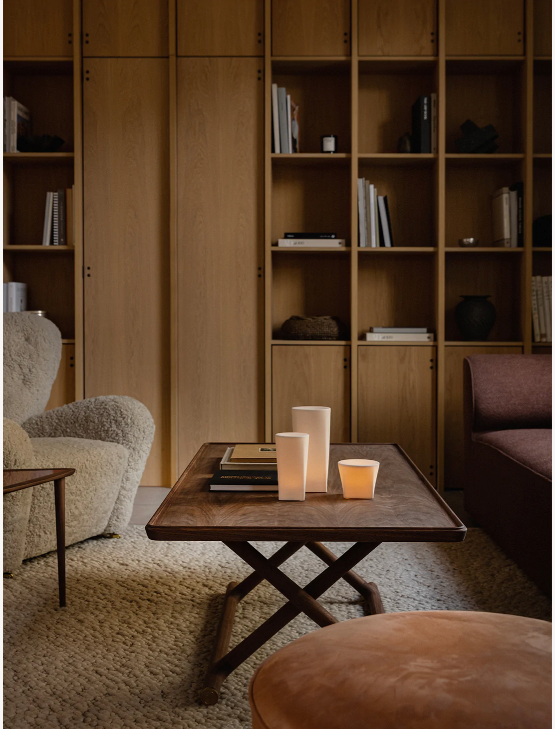 Jager lounge table walnut