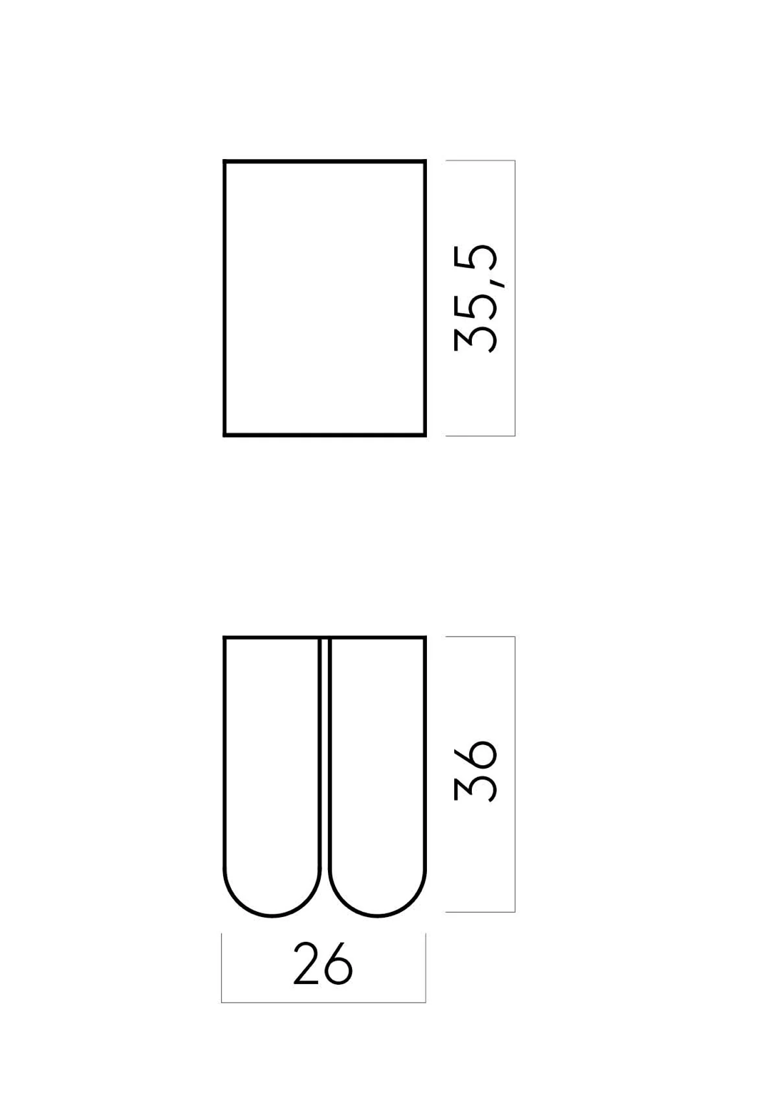 curved alu table