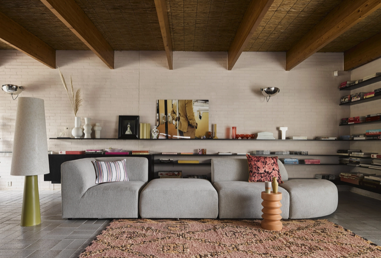 hand knotted woolen berber rug 250x350cm terra/orange