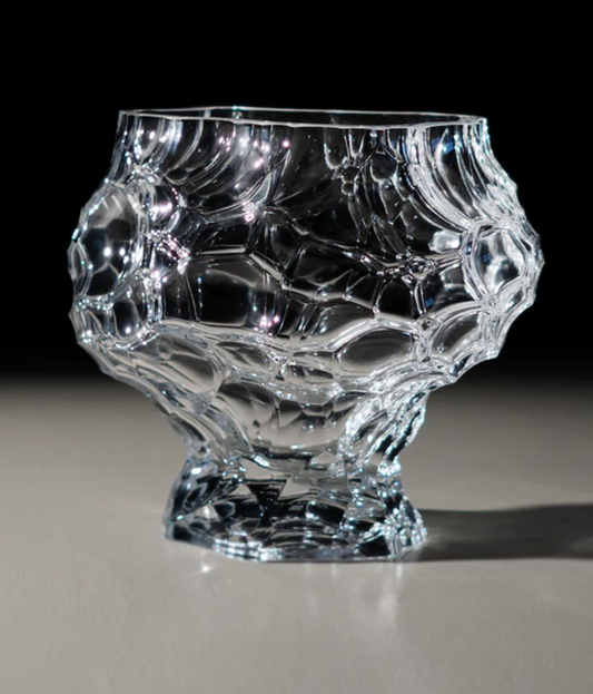 Canyon medium glass vase clear