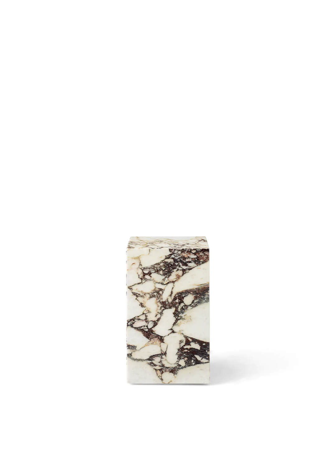 Plinth Tall Sidebord - Calacatta Viola Marmor