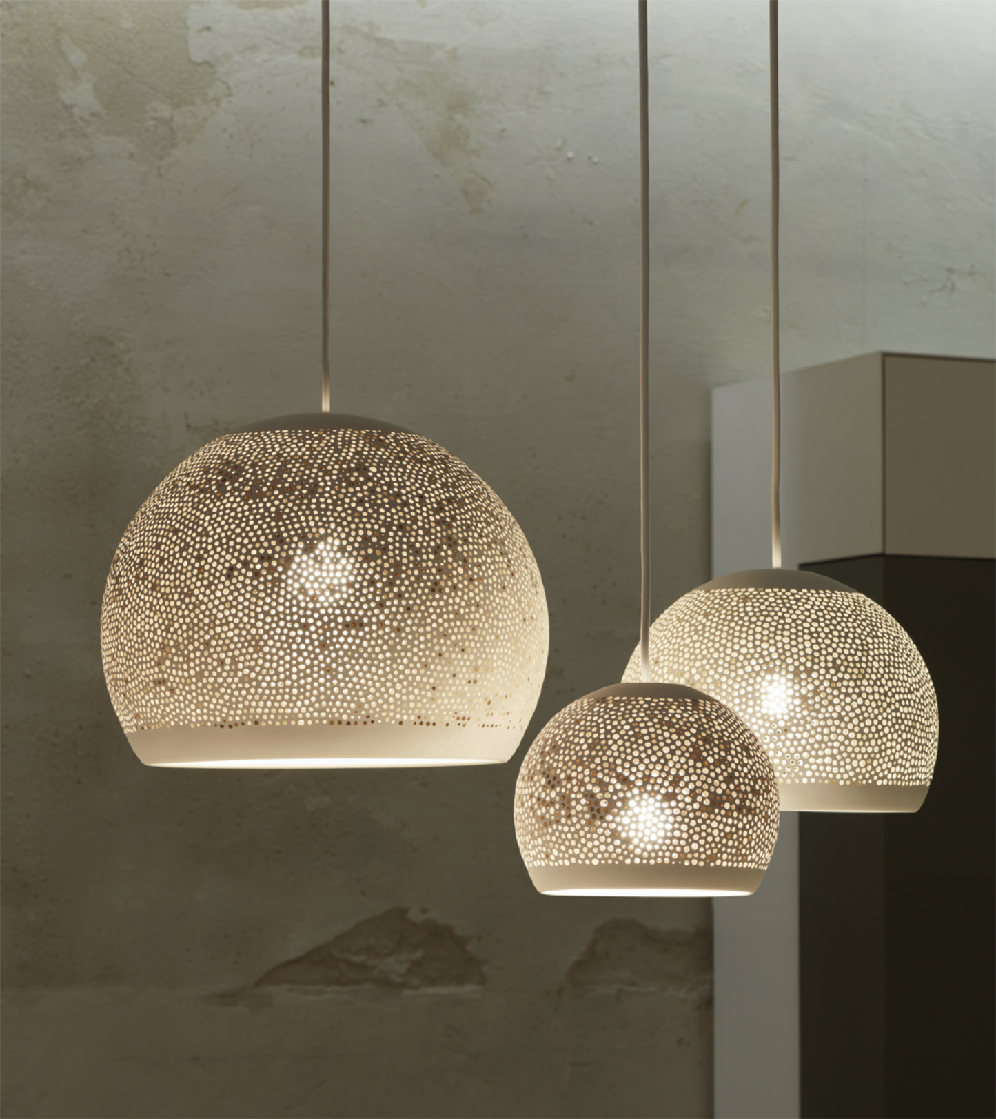 Sponge Up taklampe 20 brown