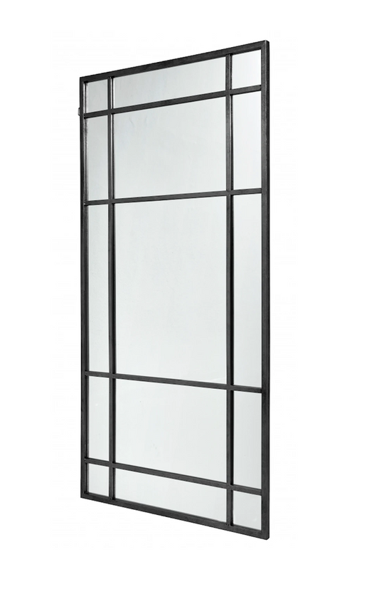 SPIRIT iron wall speil 204x102cm sort Nordal