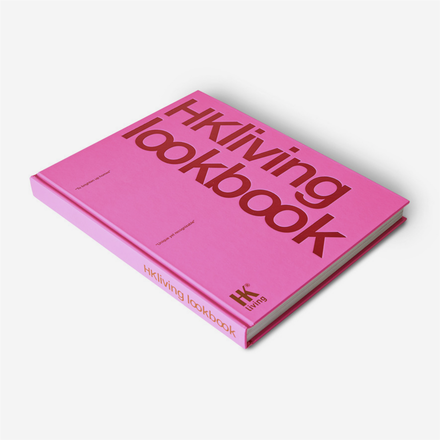 Coffe table book, lookbook pink