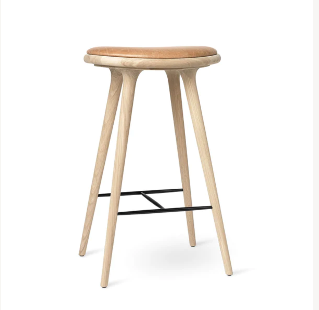 High stool, soaped oak 69 cm