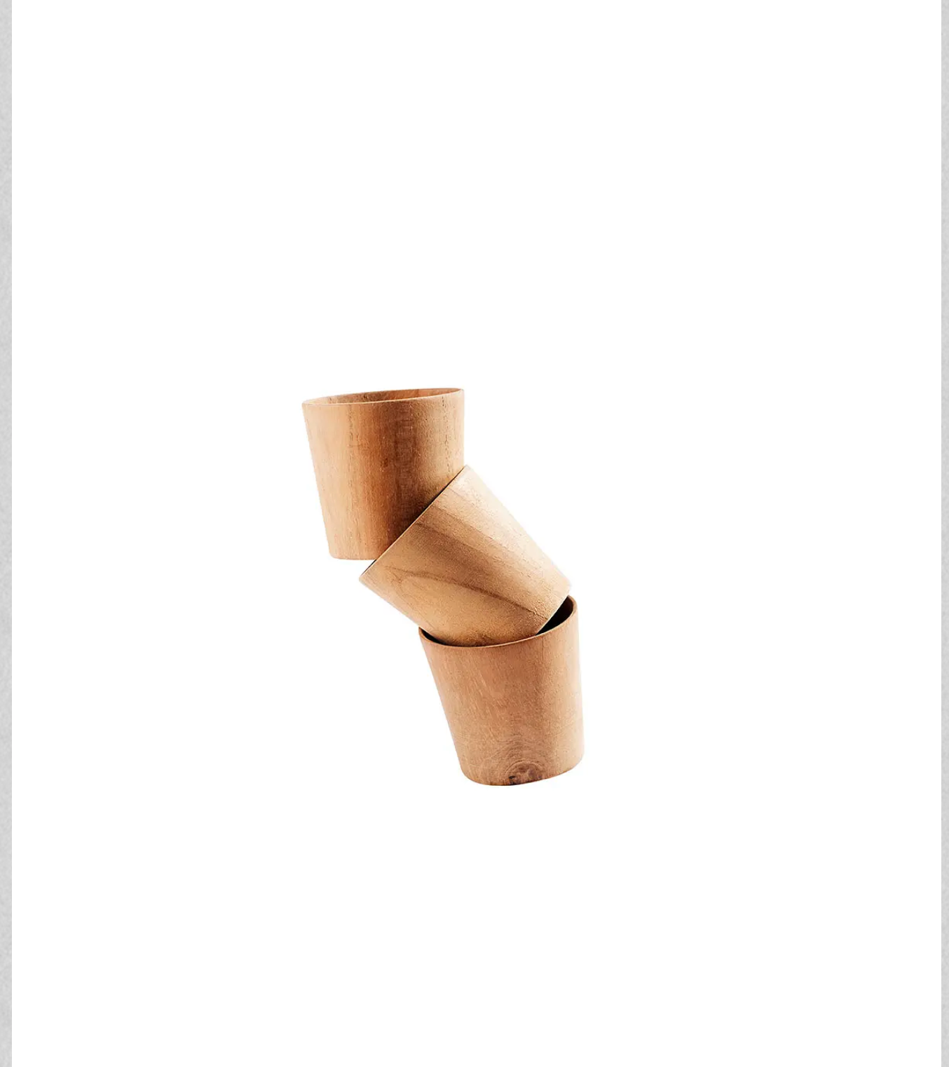 Eggeglass natur teak