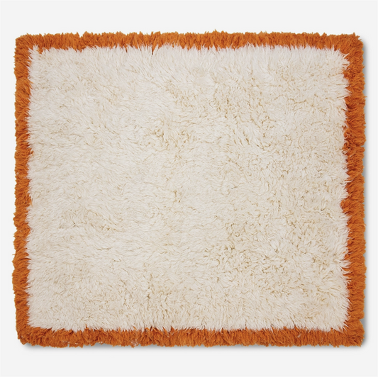 Fluffy Square Rug 'Retro Summers' 250 x 250