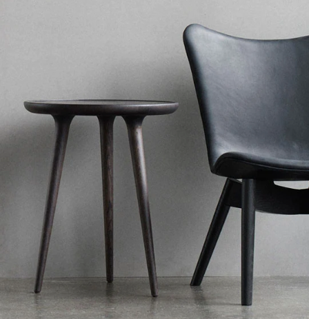 Accent sidebord M (45x55) - sirkagrå eik