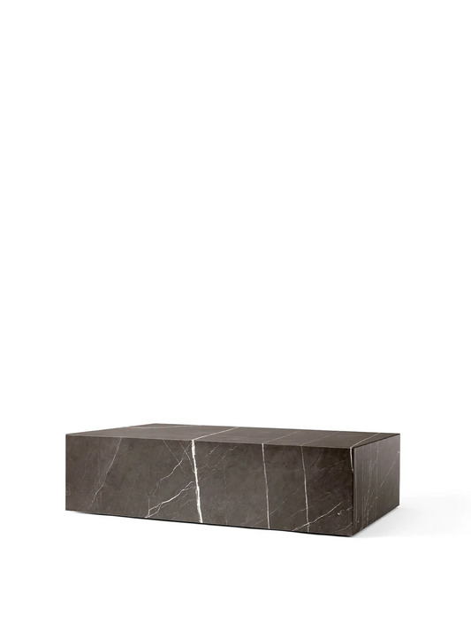 Plinth Low Stuebord - Grå Kendzo Marmor