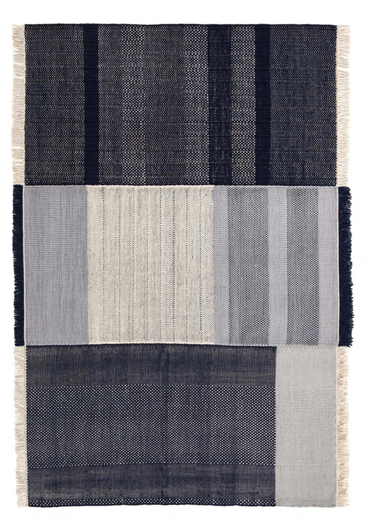 Tres outdoor Texture blue 170x240cm