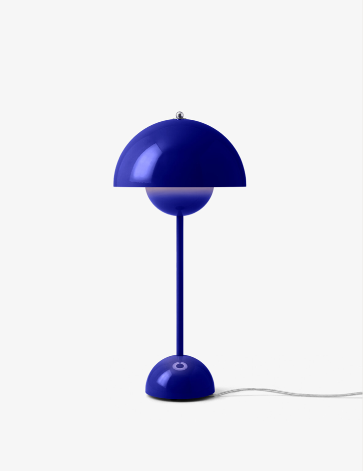 Flowerpot VP3 cobalt blue