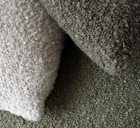 sc48 cushion moss green soft boucle