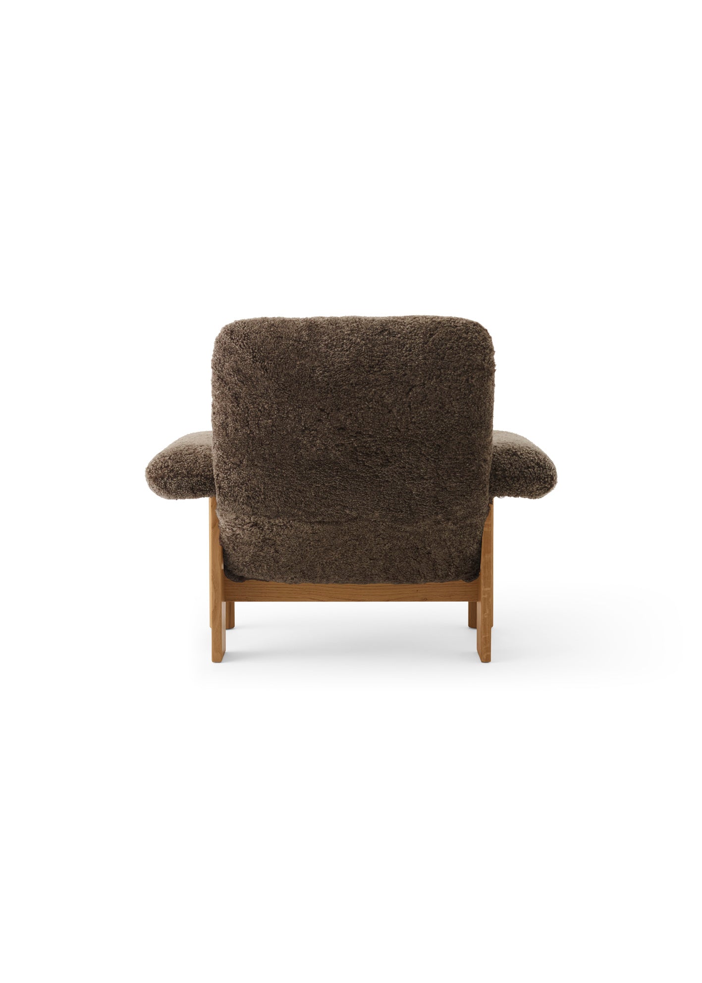 Brasilia lounge chair sheepskin root, oak