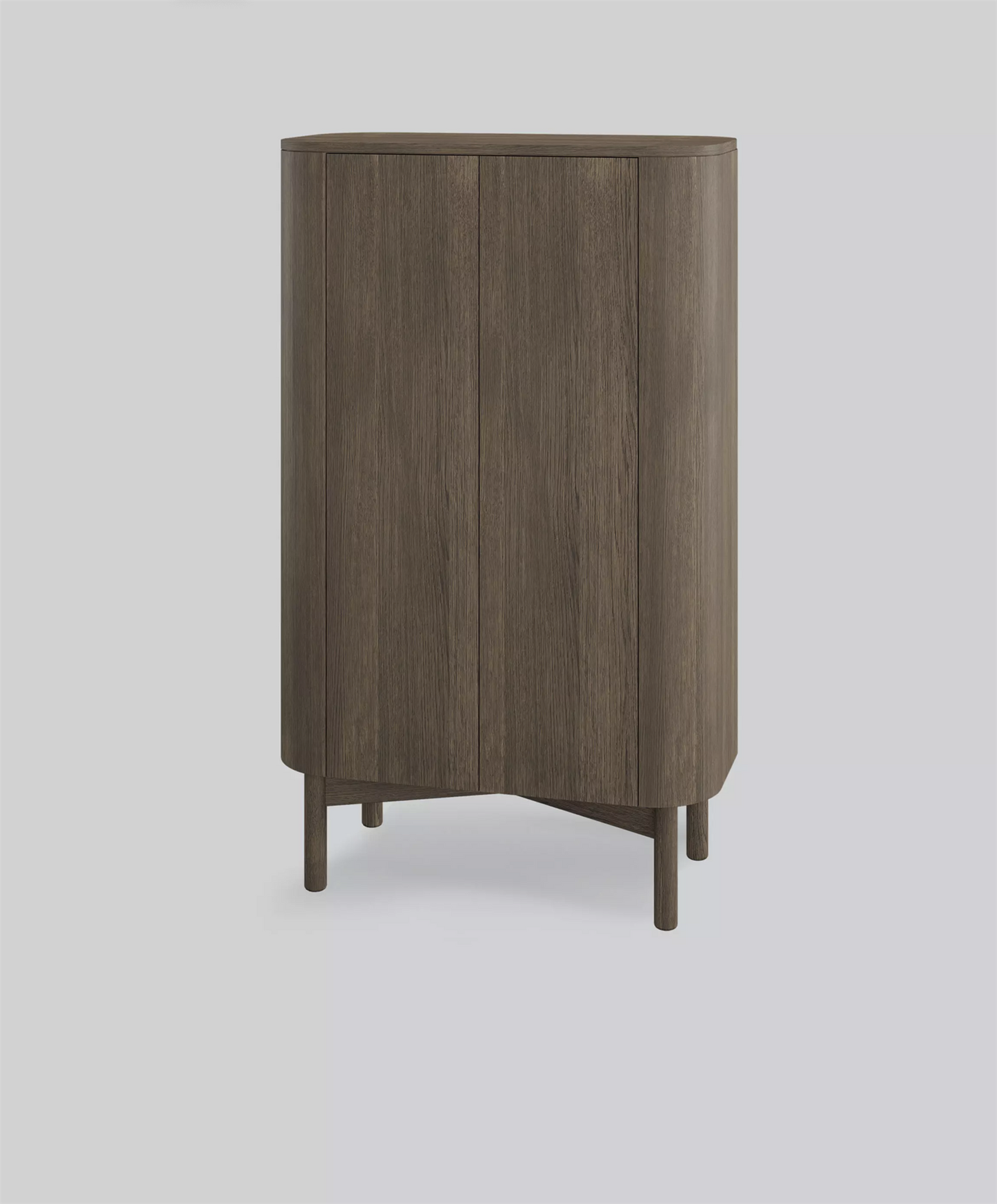 Loud Cabinet smoked oak finish