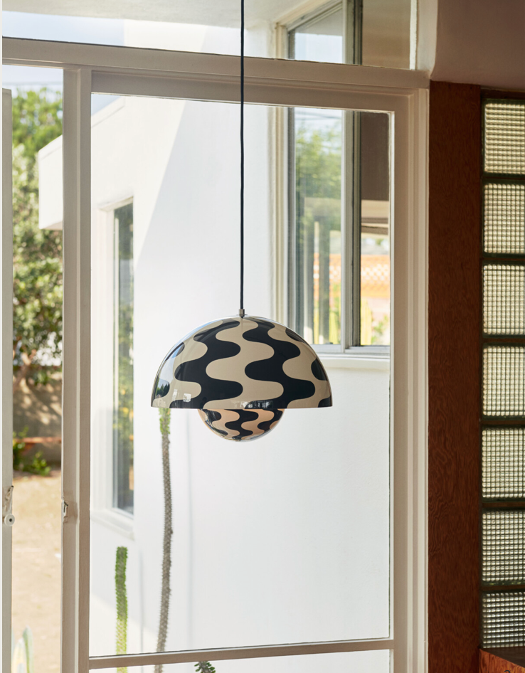 Flowerpot vp7 black & white