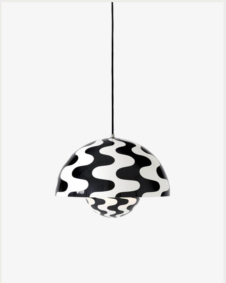 Flowerpot vp7 black & white