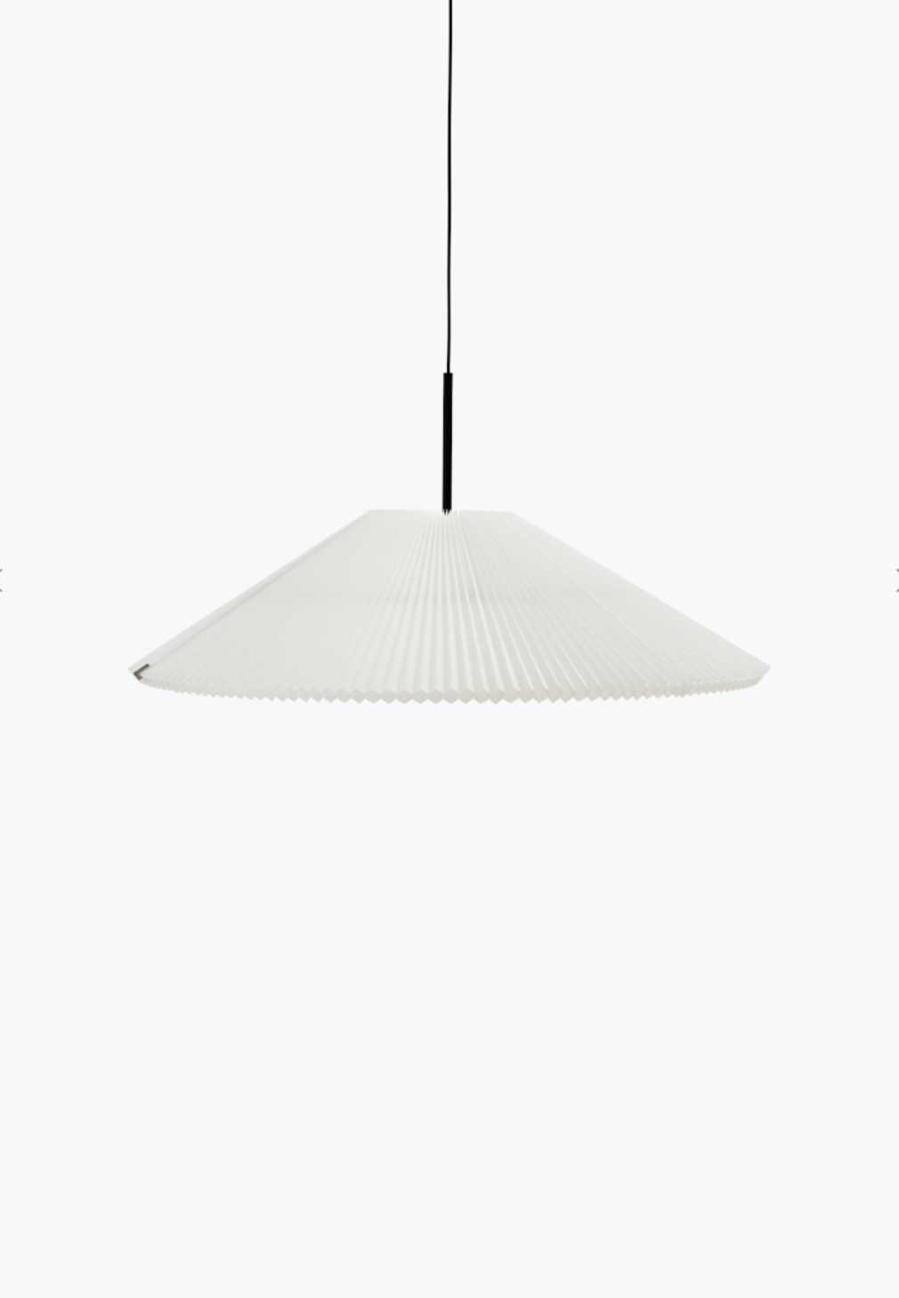 Nebra Pendant Lamp Small White PES Textile