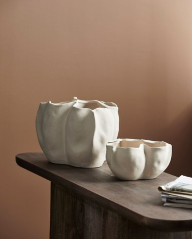 Isabela bowl L creme