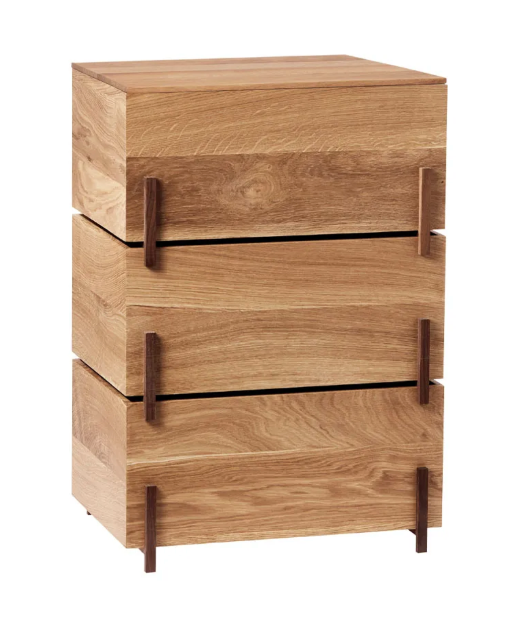 Stack starage boxes 3 oak