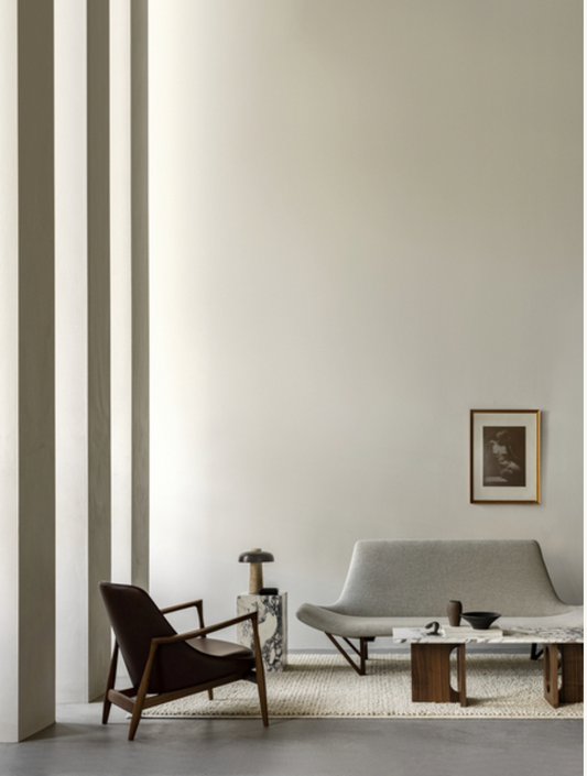 Androgyne Sofabord -walnut/Calacatta  viola marble