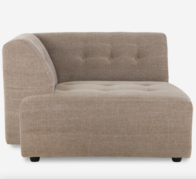 Vint modulsofa, left divan