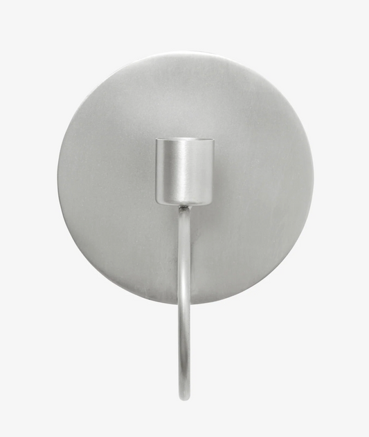 Circle lysestake matt sølv