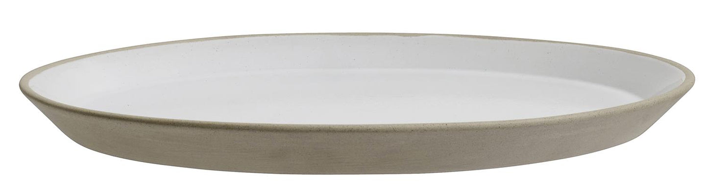 stoneware middagsfat beige
