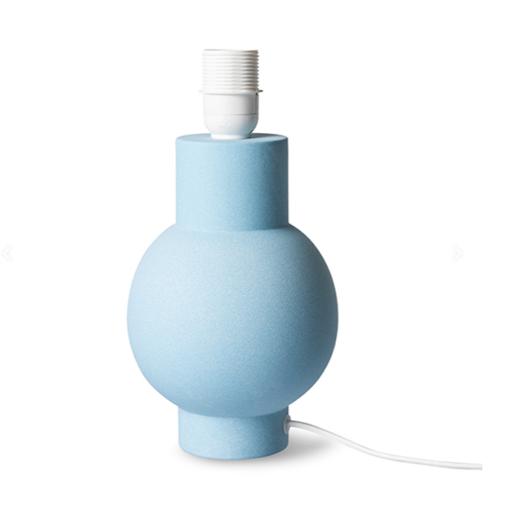 ceramic lamp base ice blue