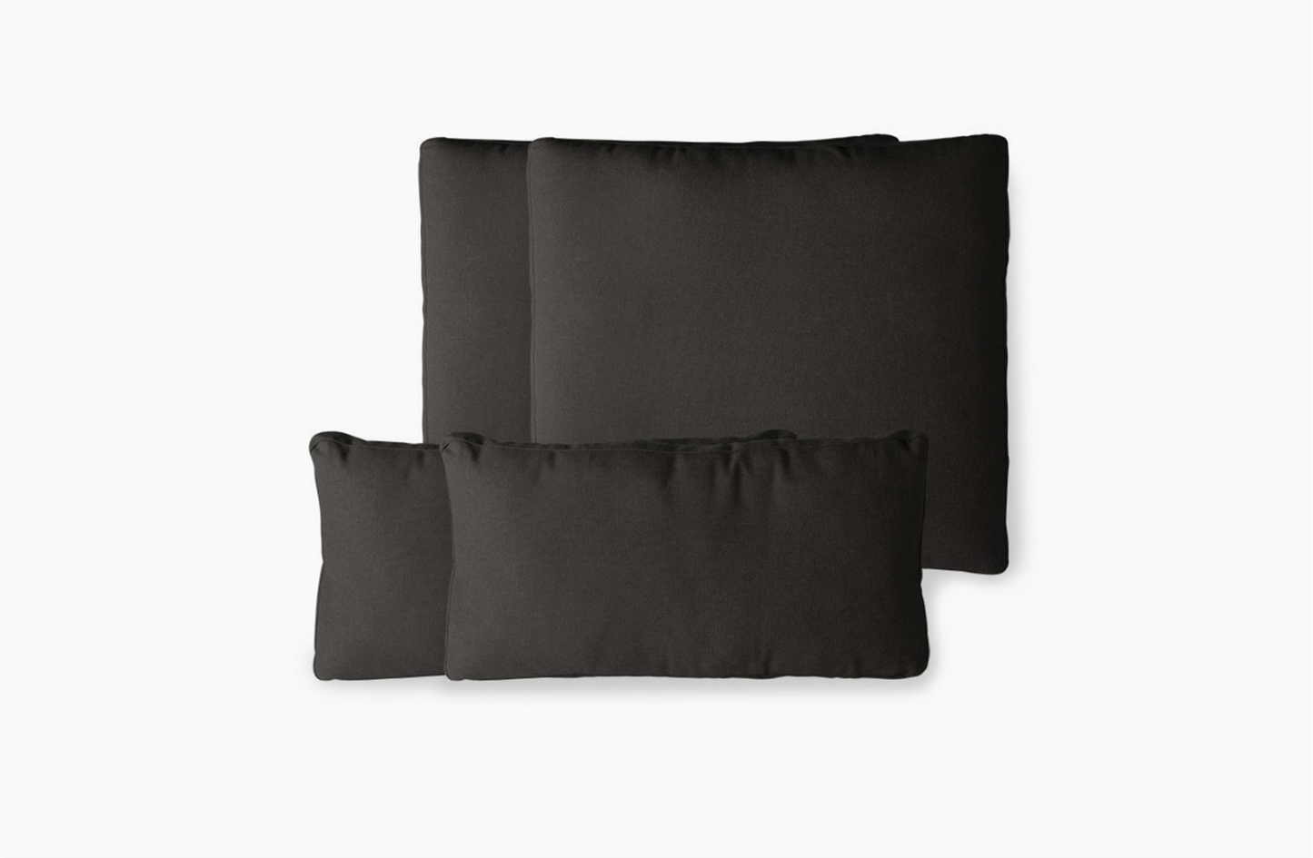 Putesett Outdoor Aluminium Sofa black
