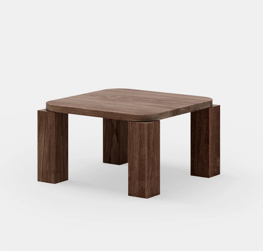 Atlas Coffee Table - Mørkoljet eik (60 x 60 cm)
