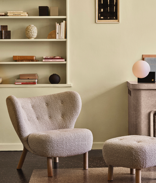 Pouf Little Petra ATD1 white oiled oak w/karakorum 003