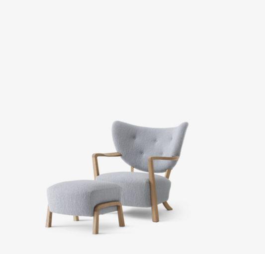 Wulff Pouf ATD3 oiled oak w. Karandash 005