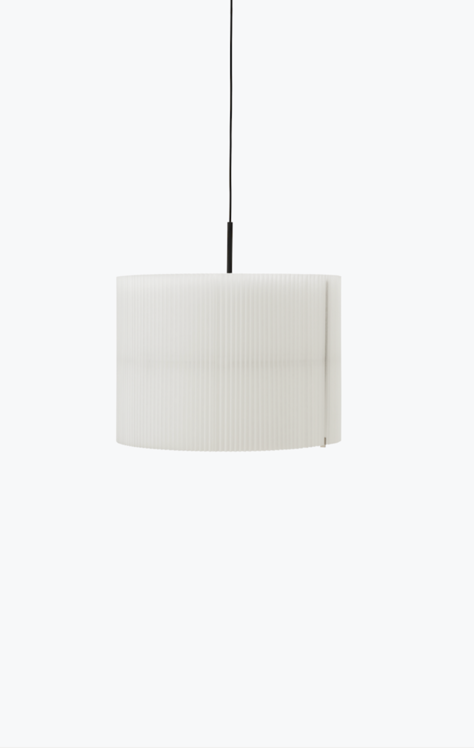 Nebra Pendant Lamp Small White PES Textile